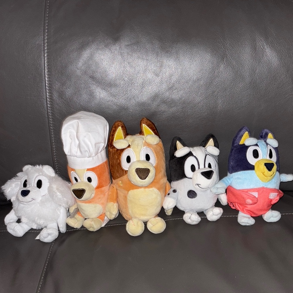 Bluey and Friends Plush Toy Set